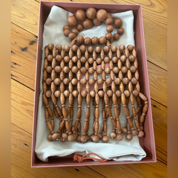 Like New Cult Gaia Clara bag in chestnut - Picture 2 of 4